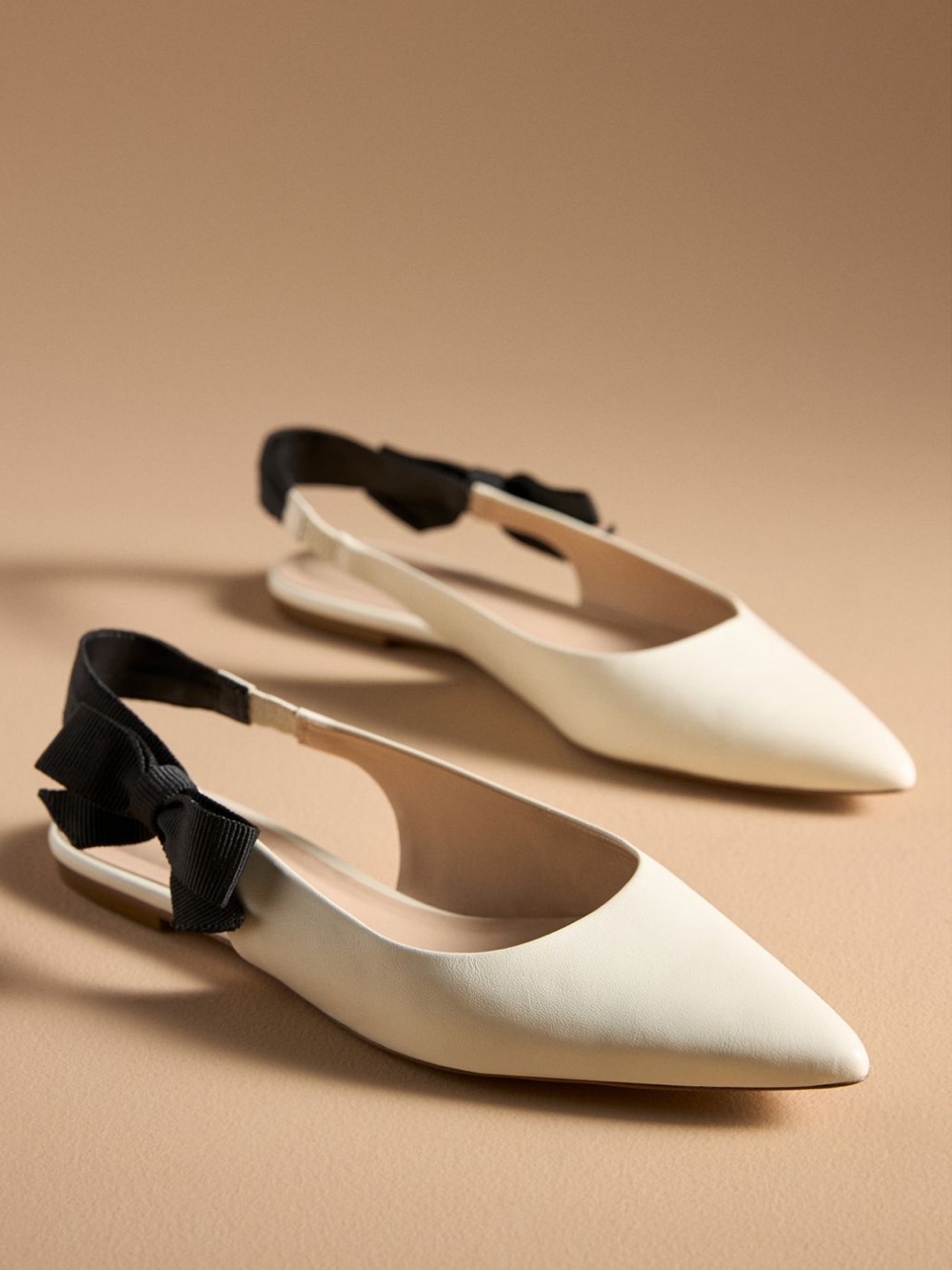 Maeve Side-Bow Slingback Flats